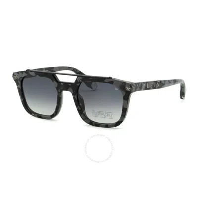 Philipp Plein Grey Square Men's Sunglasses Spp001m 0721 51 In Brown