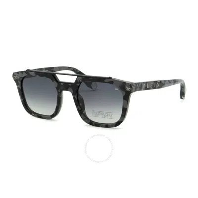 Philipp Plein Open Box -  Grey Square Men's Sunglasses Spp001m 0721 51