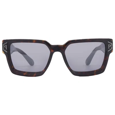 Philipp Plein Grey Square Men's Sunglasses Spp005m 722x 57 In Multi