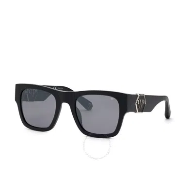 Philipp Plein Grey Square Men's Sunglasses Spp042m 703x 54 In Gray