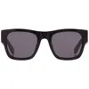 Philipp Plein Grey Square Unisex Sunglasses Spp042m 700f 54 In Black