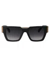 Philipp Plein Grigio Opaco Acetate Sunglasses In Black