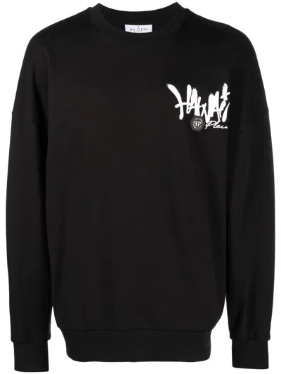 Philipp Plein Hawaii Long-sleeve Sweatshirt In Black