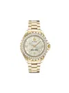 Philipp Plein Heaven Crystal-embellished 38mm In Gold