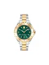 Philipp Plein Plein Heaven Crystal Watch In Green