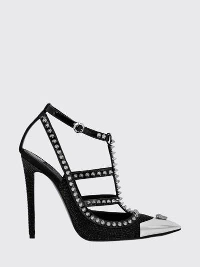 Philipp Plein Heeled Sandal Woman In Black