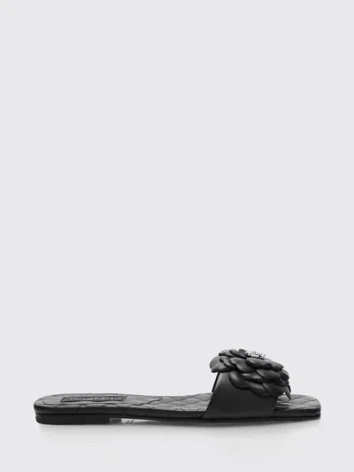 Philipp Plein Flat Sandal Woman In Black
