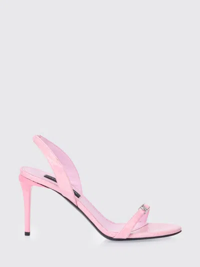 Philipp Plein Heeled Sandal Woman In Animal Print