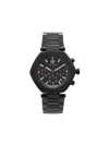 Philipp Plein The Hexagon 42mm Chrono Cipblack Dblack Bipblack In Black