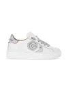 Philipp Plein Hexagon-appliqué Sneakers In White