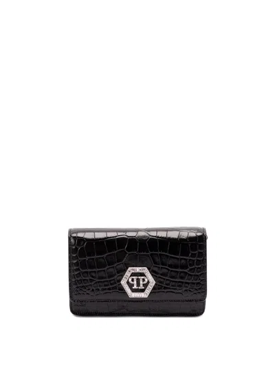 Philipp Plein `hexagon` Bag In Black