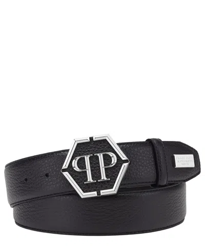 Philipp Plein Hexagon Belt In Black