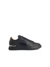 Philipp Plein Lo-top Calfskin Sneakers With Perforated Detailing And Embossed Logo In Multi
