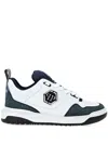 Philipp Plein Hexagon Crystal Low-top Sneakers In White