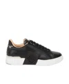 Philipp Plein Leather Sneakers With Distinctive Logo Detail In Black