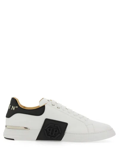 Philipp Plein Hexagon Lo-top Sneaker In White
