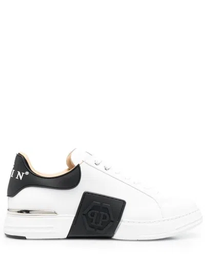 PHILIPP PLEIN HEXAGON LO-TOP SNEAKERS