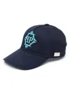 Philipp Plein Hexagon-logo Baseball Cap In Blue
