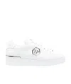 Philipp Plein Hexagon Low Top Sneakers In White