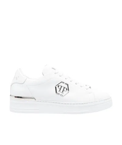 PHILIPP PLEIN PHILIPP PLEIN HEXAGON LACE-UP SNEAKERS
