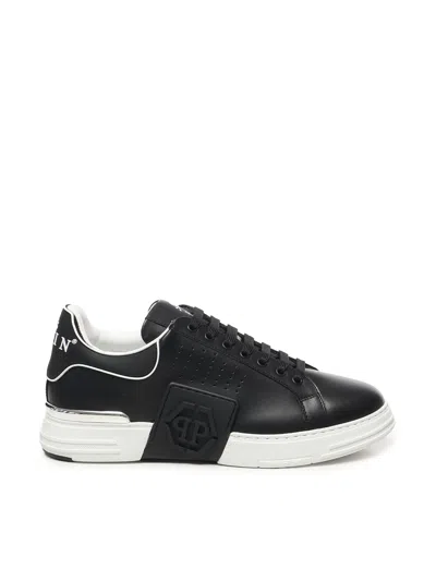 PHILIPP PLEIN HEXAGON LOW TOP SNEAKERS