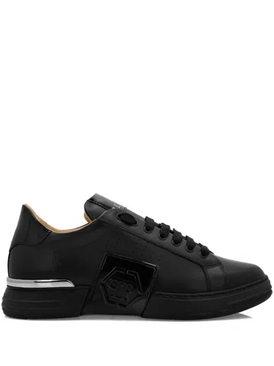 PHILIPP PLEIN HEXAGON LOW-TOP SNEAKERS