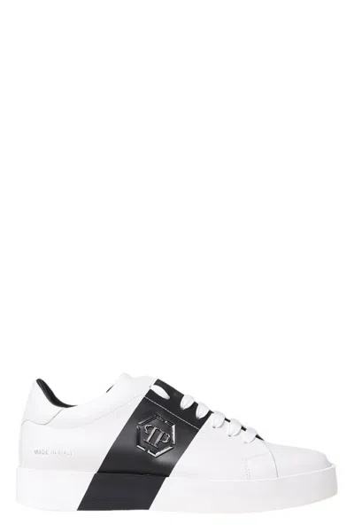 Philipp Plein Hexagon Low-top Sneakers In White