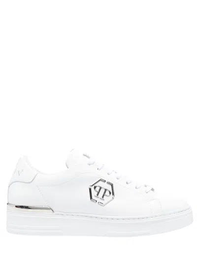 Philipp Plein Hexagon Sneaker In White