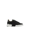 Philipp Plein Leather Sneakers With Distinctive Logo Detail