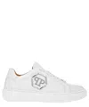 Philipp Plein Hexagon Low-top Sneakers In White