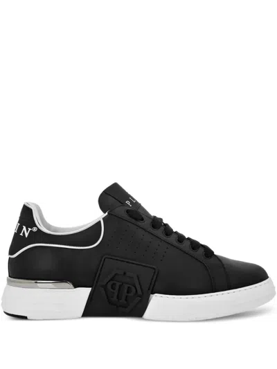 Philipp Plein Hexagon Sneakers In Black