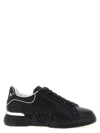 Philipp Plein Modern Hexagon Design Sneakers In Black
