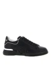Philipp Plein Low Top Hexagon Sneakers In Black