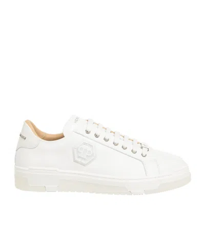 Philipp Plein Hexagon Sneakers In White