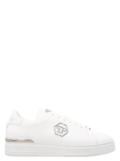 Philipp Plein Hexagon Sneakers In White