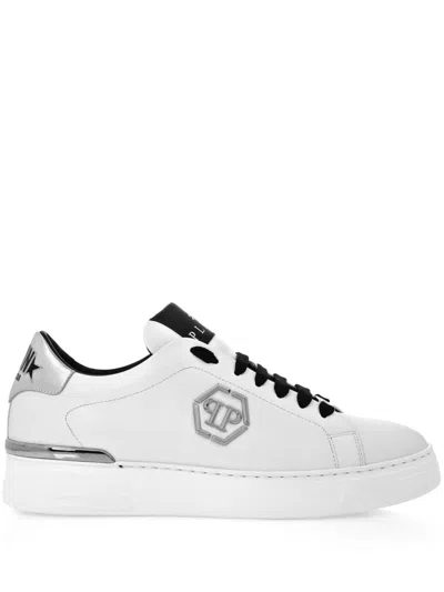 Philipp Plein Hexagon Low Top Sneakers In Black