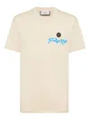 Philipp Plein Hexagon-stripe T-shirt In Neutral