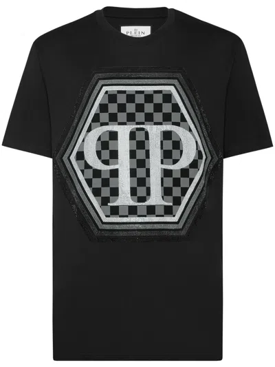 Philipp Plein Hexagon T-shirt In Black