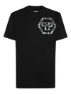 Philipp Plein Logoed T-shirt In Black