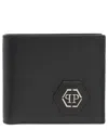 Philipp Plein Hexagon Wallet In Black