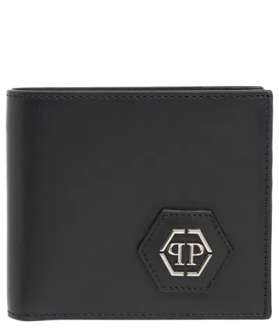 Philipp Plein Hexagon Wallet In Black