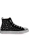 Philipp Plein Hi-top Studs Sneakers In 黑色