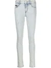 Philipp Plein High-rise Skinny-cut Jeans In Blue