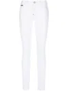 Philipp Plein High-rise Skinny-cut Jeans In White