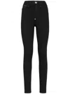 Philipp Plein High-rise Skinny Jeans In Blue