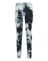Philipp Plein High Super High Waist Jegging Bleached In Multi