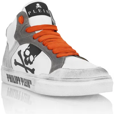 Philipp Plein High Top Sneakers Retrokickz Unisex In White