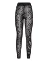 Philipp Plein High Waist Leggings In Grey