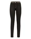 Philipp Plein High Waist Leopard In Black