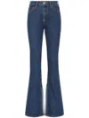 Philipp Plein High-waisted Flared Jeans In Blue